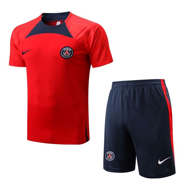 Camiseta Entrenamiento PSG Conjunto Completo 2022 2023 Rojo